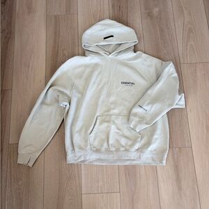 Fear of God Essentials Hoodie Light Oatmeal size XXL